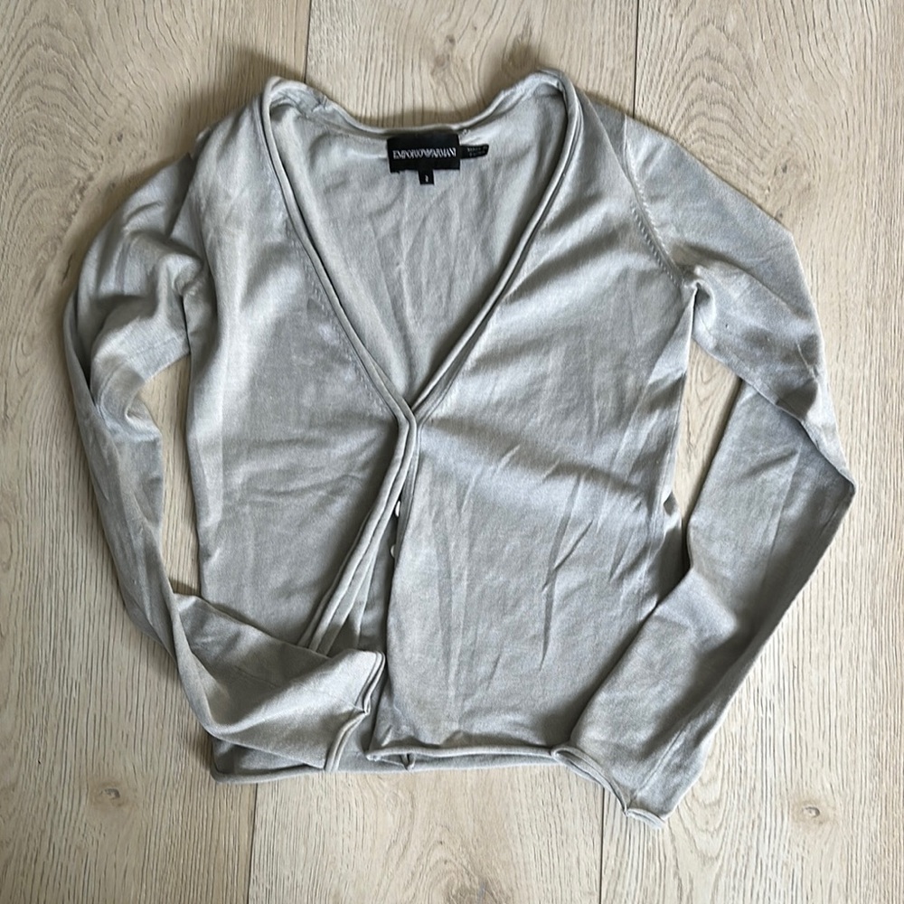 Emporio Armani Silver Women's Cardigan
